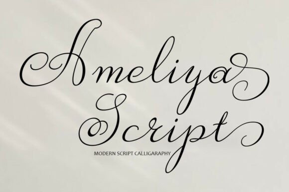Ameliya Script: A Modern Script for a Feminine, Artisan Touch
