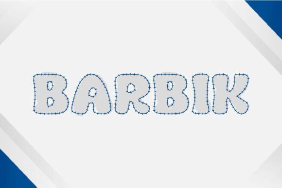 Barbik: A Creative Font for Impactful Titles and Branding