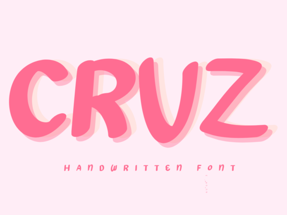Cruz: The Handwritten Font That Feels Like a Conversation