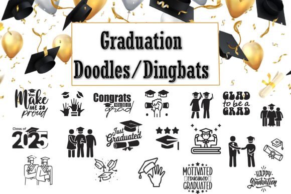 Graduation Doodles: A Typeface for New Beginnings