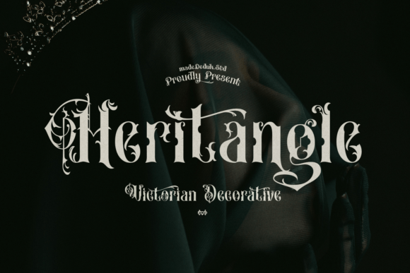 Heritangle: A Typeface of Dark Elegance and Victorian Drama