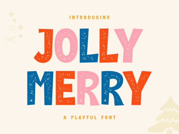 Inject Festive Fun with the Jolly Merry Display Font