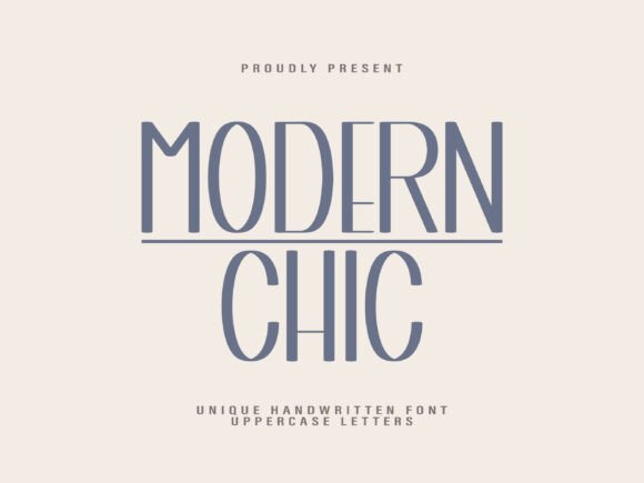 Modern Chic: The Handwritten Font for High-End Minimalism