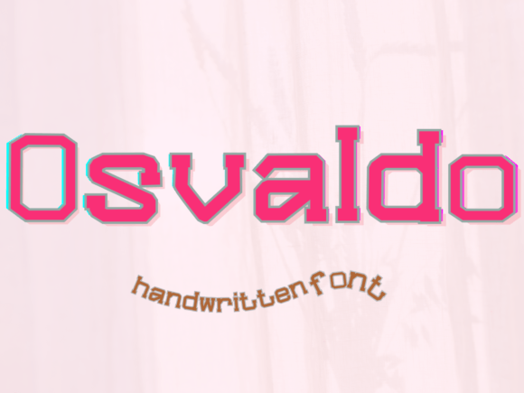 Osvaldo: The Handwritten Typewriter Font with Modern Charm