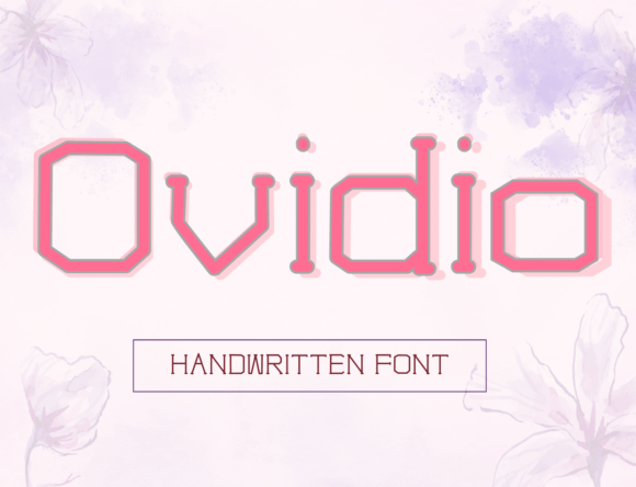 Ovidio: Crafting Authenticity with a Handwritten Font
