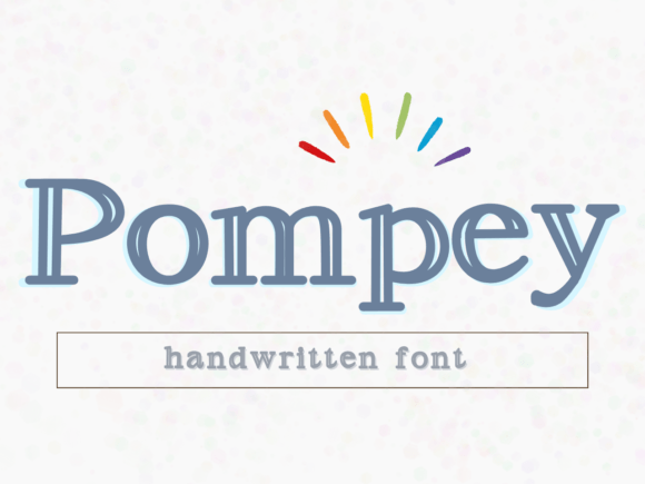 Pompey: A Handwritten Font for Authentic Design