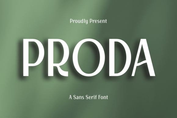 Proda: A High-Contrast Sans Serif for Modern Luxury