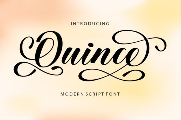 Quince: A Modern Script Font with Organic Appeal