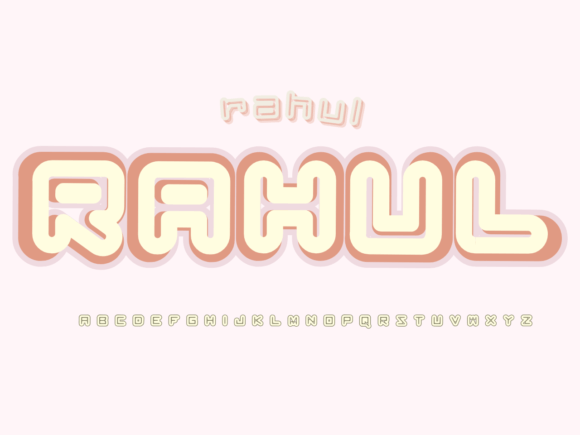 Rahul: A Quirky Display Font That Brings Instant Friendliness to Your Designs