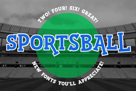 Sportsball: The Slab Serif Font Family with Athletic Swagger