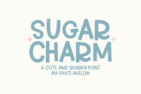 Sugar Charm: A Quirky, Sweet, and Delightfully Geometric Typeface