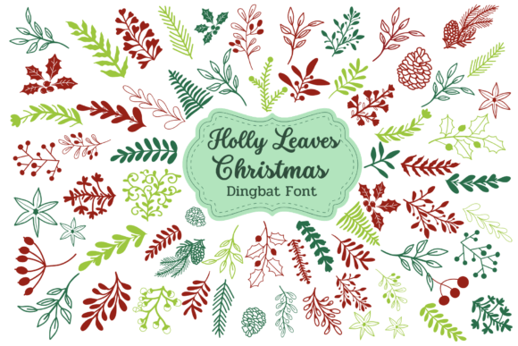 The Festive Charm of Holly Leaves Christmas